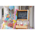 Candy Bar για Βάπτιση "Sweet Pastel" με γλυκά βάπτισης & μπουκαλάκια λεμονάδας στην εκκλησία