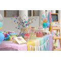 Candy Bar για Βάπτιση "Sweet Pastel" με γλυκά βάπτισης & μπουκαλάκια λεμονάδας στην εκκλησία