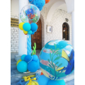 Στολισμός με Μπαλόνια Βάπτισης "Ψάχνοντας την Dory" με θέμα τον αγαπημένο Νέμο και την φίλη του Dory