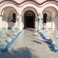 Στολισμός Εκκλησίας με Μπαλόνια Βάπτισης "Pearl Baby" για βάπτιση αγοριού χωρίς θέμα