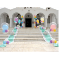 Μπαλόνια Βάπτισης "Sweet Pastel" για Διδυμάκια
