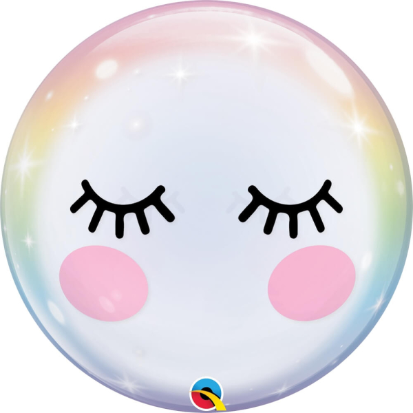 Μπαλόνι Bubble "Eyelashes" 56εκ. - Κωδικός: 13009 - Qualatex