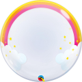 Μπαλόνι Deco Bubble "Ουράνιο Τόξο" 61εκ. - Κωδικός: 13036 - Qualatex