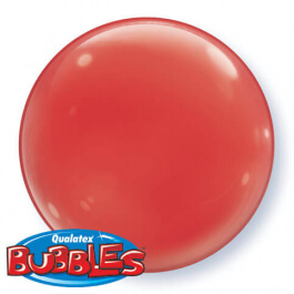 Μπαλόνι Bubble "Solid Colour Red" 56εκ. (4 τεμάχια) - Κωδικός: 21334 - Qualatex