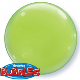 Μπαλόνι Bubble "Solid Colour Lime Green" 56εκ. (4 τεμάχια) - Κωδικός: 21337 - Qualatex