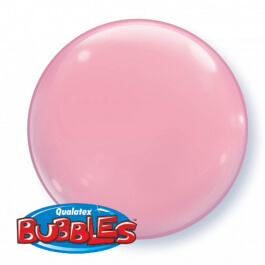 Μπαλόνι Bubble "Solid Colour Pink" 56εκ. (4 τεμάχια) - Κωδικός: 21342 - Qualatex