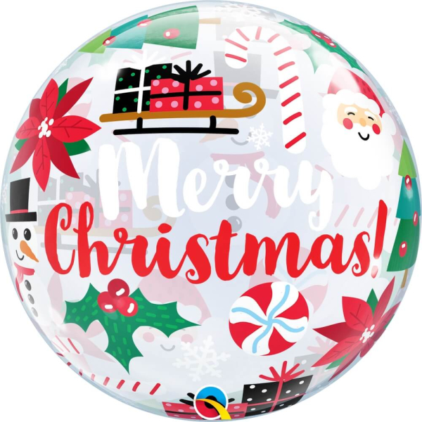 Μπαλόνι Bubble "Everything Christmas" 56εκ. - Κωδικός: 23278 - Qualatex