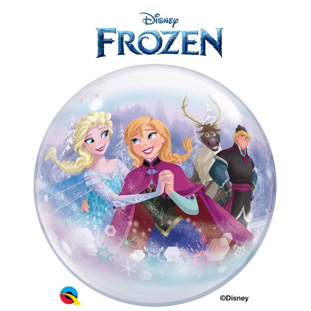 Μπαλόνι Bubble "Frozen Characters" 56εκ.