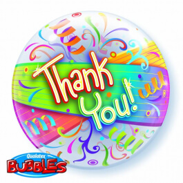 Μπαλόνι Bubble "Thank You" 56εκ. - Κωδικός: 27500 - Qualatex