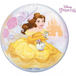 Μπαλόνι Bubble "Princess Belle" 56εκ. - Κωδικός: 46727 - Qualatex