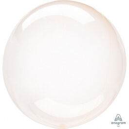 Μπαλόνι Clearz σφαιρικό 43cm - Διάφανο Crystal Orange - Κωδικός: A8285011 - Anagram