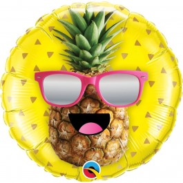 Μπαλόνι Foil "Birthday Cool Pineapple" 46εκ.. - Κωδικός: 57265 - Qualatex
