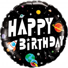 Μπαλόνι Foil "Birthday Astronaut" 46εκ. - Κωδικός: 88059 - Qualatex