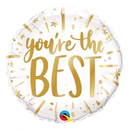 Μπαλόνι Foil "You're The Best Gold" 46εκ. - Κωδικός: 88169 - Qualatex
