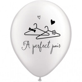 Μπαλόνια Latex "A Perfect Pair" 28εκ. (6 τεμάχια) - Κωδικός: 14519 - Qualatex