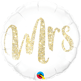Μπαλόνι Foil "Mrs. Glitter" 46εκ. - Κωδικός: 57316 - Qualatex