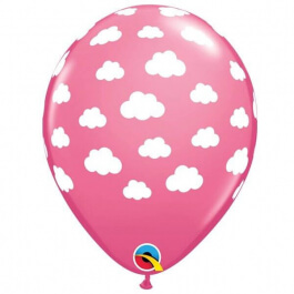 Μπαλόνια Latex "Clouds Rose" 28εκ. (6 τεμάχια) - Κωδικός: 58382 - Qualatex