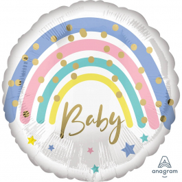 Μπαλόνι Foil "Pastel Rainbow Baby" 43εκ. - Κωδικός: A4165901 - Anagram