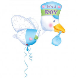 Μπαλόνι Foil "Πελαργός Its a Boy" 58εκ. x 81εκ. - Κωδικός: A0706301 - Anagram