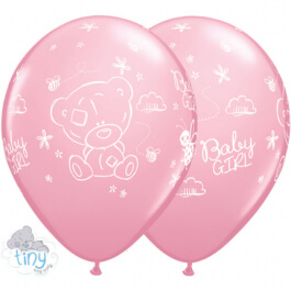 Μπαλόνια Latex "Tiny Bear Girl" 28εκ. (6 τεμάχια) - Κωδικός: 45369 - Qualatex