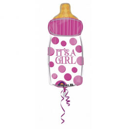 Μπαλόνι Foil "Μπιμπερό Its A Girl" 58εκ. - Κωδικός: A2680101 - Anagram