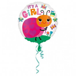 Μπαλόνι Foil "It's a girl Ladybug" 43εκ. - Κωδικός: A3364501 - Anagram