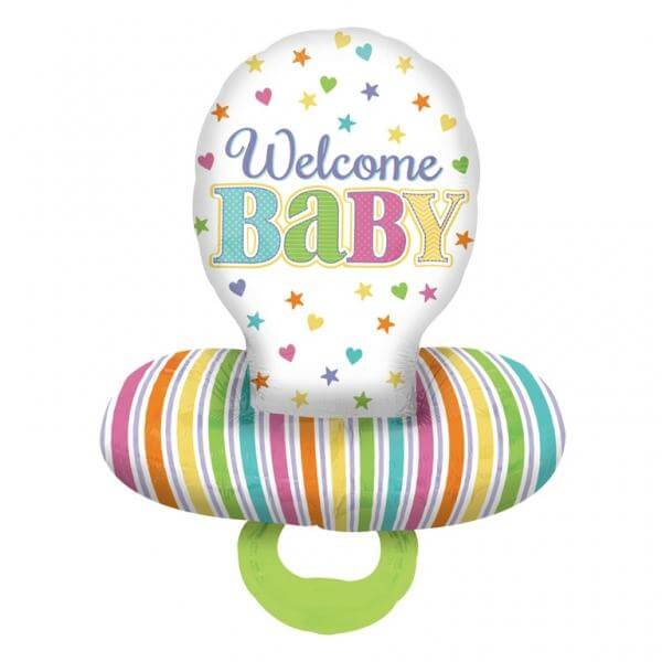 Μπαλόνι Foil 3D "Πιπίλα Welcome Baby" 55εκ. X 73εκ. - Κωδικός: A3095201 - Anagram