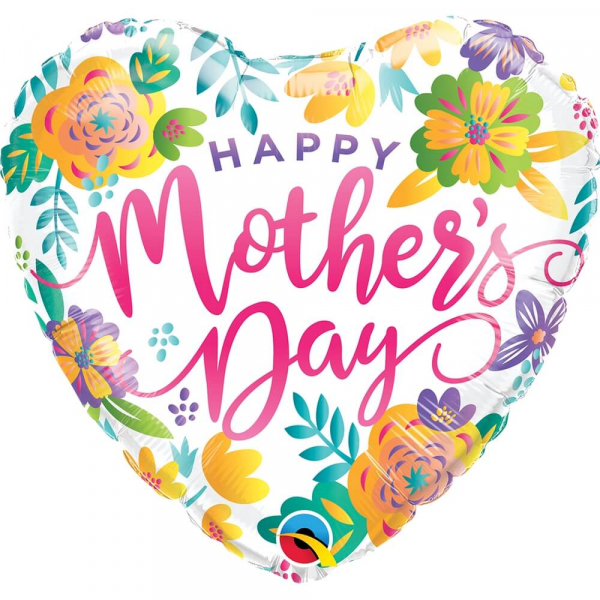 Μπαλόνι Foil "Mother's Day Spring Floral" 46εκ. - Κωδικός: 17448 - Qualatex