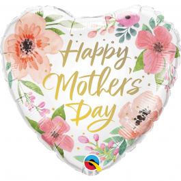 Μπαλόνι Foil "Mother's Day Pink Floral" 46εκ. - Κωδικός: 82207 - Qualatex