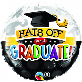 Μπαλόνι Foil "Hats Off to the Graduate" 45εκ. - Κωδικός: 93214 - Qualatex