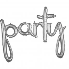 Μπαλόνι Λέξη "party" - Anagram - ασημί - Κωδικός: A3669711 - Anagram