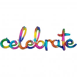 Μπαλόνι Λέξη "celebrate" - Anagram - Rainbow - Κωδικός: A3918311 - Anagram