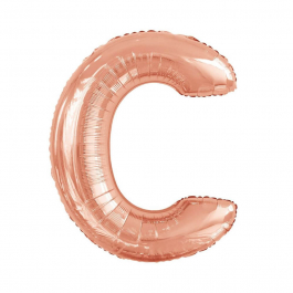 Μπαλόνι Γράμμα "C" μεγάλο - Reithmuller - ροζ χρυσό - Κωδικός: A9911465 - Reithmuller 