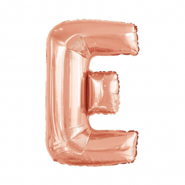 Μπαλόνι Γράμμα "E" μεγάλο - Reithmuller - ροζ χρυσό - Κωδικός: A9911467 - Reithmuller 