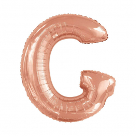Μπαλόνι Γράμμα "G" μεγάλο - Reithmuller - ροζ χρυσό - Κωδικός: A9911469 - Reithmuller 