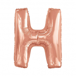 Μπαλόνι Γράμμα "H" μεγάλο - Reithmuller - ροζ χρυσό - Κωδικός: A9911470 - Reithmuller 