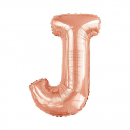 Μπαλόνι Γράμμα "J" μεγάλο - Reithmuller - ροζ χρυσό - Κωδικός: A9911472 - Reithmuller 