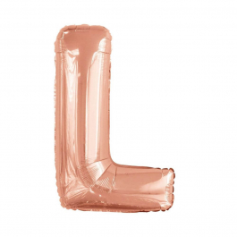 Μπαλόνι Γράμμα "L" μεγάλο - Reithmuller - ροζ χρυσό - Κωδικός: A9911474 - Reithmuller 