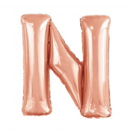 Μπαλόνι Γράμμα "N" μεγάλο - Reithmuller - ροζ χρυσό - Κωδικός: A9911476 - Reithmuller 