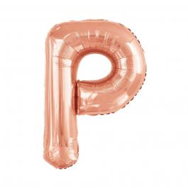 Μπαλόνι Γράμμα "P" μεγάλο - Reithmuller - ροζ χρυσό - Κωδικός: A9911478 - Reithmuller 
