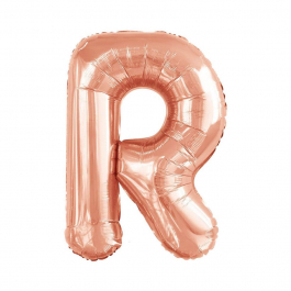 Μπαλόνι Γράμμα "R" μεγάλο - Reithmuller - ροζ χρυσό - Κωδικός: A9911480 - Reithmuller 