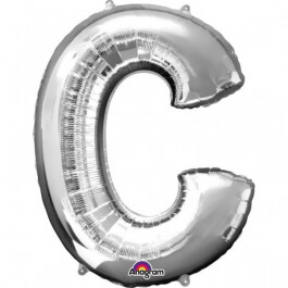 Μπαλόνι Γράμμα "C" μεγάλο - Anagram - ασημί - Κωδικός: A3295001 - Anagram