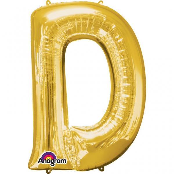 Μπαλόνι Γράμμα "D" μεγάλο - Anagram - χρυσό - Κωδικός: A3295301 - Anagram