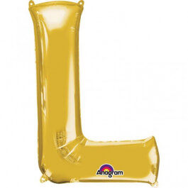 Μπαλόνι Γράμμα "L" μεγάλο - Anagram - χρυσό - Κωδικός: A3297001 - Anagram