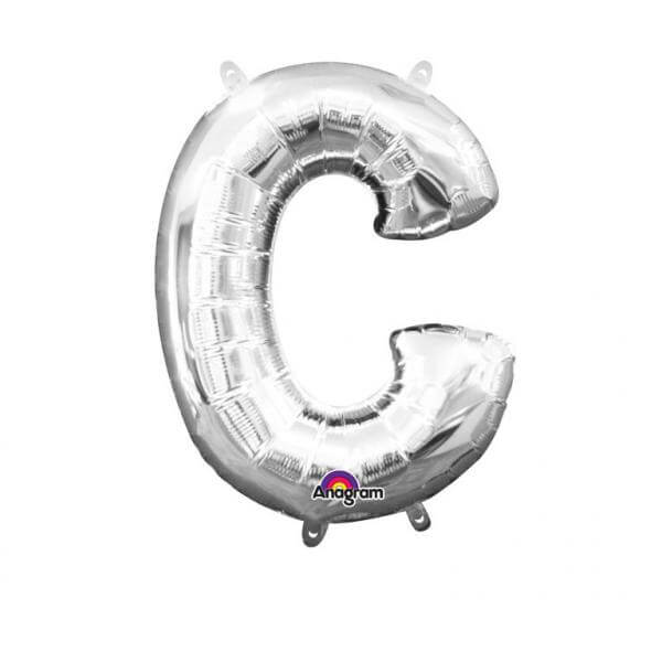 Μπαλόνι Γράμμα "C" μικρό - Anagram - ασημί - Κωδικός: A3301501 - Anagram