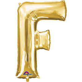 Μπαλόνι Γράμμα "F" μικρό - Anagram - χρυσό - Κωδικός: A3302201 - Anagram