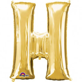 Μπαλόνι Γράμμα "H" μικρό - Anagram - χρυσό - Κωδικός: A3302701 - Anagram