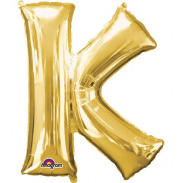 Μπαλόνι Γράμμα "K" μικρό - Anagram - χρυσό - Κωδικός: A3303301 - Anagram