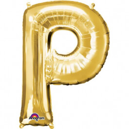 Μπαλόνι Γράμμα "P" μικρό - Anagram - χρυσό - Κωδικός: A3304301 - Anagram