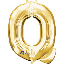 Μπαλόνι Γράμμα "Q" μικρό - Anagram - χρυσό - Κωδικός: A3304501 - Anagram